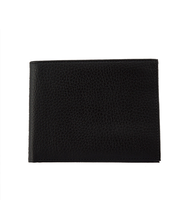کیف پول مردانه چرم طبیعی چرم مشهدMashhad leather مدل D0243 – مشکی