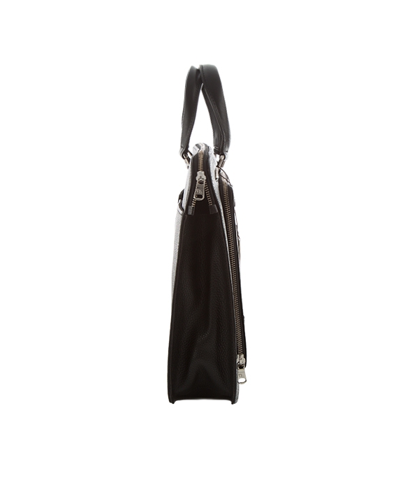 کیف اداری چرم طبیعی چرم مشهدMashhad leather مدل A0581 – مشکی