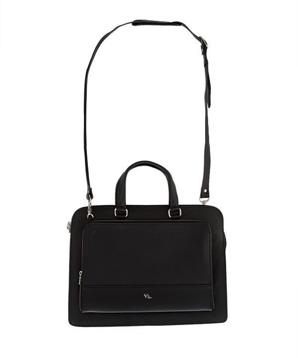 کیف اداری چرم طبیعی چرم مشهدMashhad leather مدل A0581 – مشکی