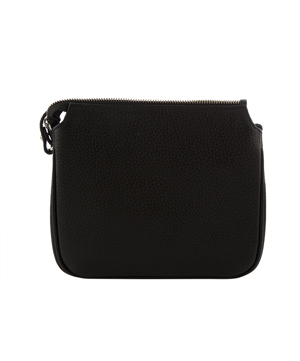 کیف دوشی زنانه چرم طبیعی چرم مشهدMashhad leather مدل  S0650 - مشکی