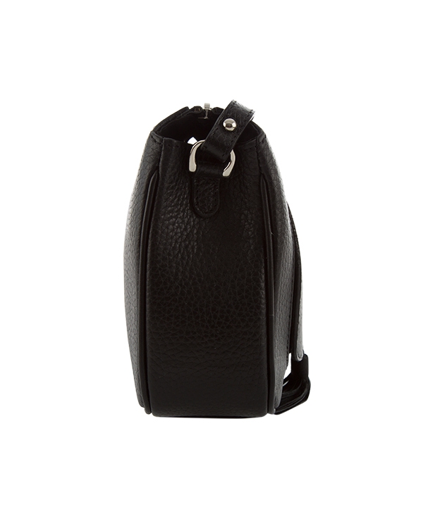 کیف دوشی زنانه چرم طبیعی چرم مشهدMashhad leather مدل  S0650 - مشکی