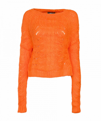 بلوز بافت کوتاه زنانه ورساچه جینز Versace Jeans کد vzbw00-4