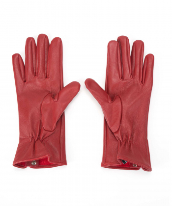 دستکش چرم طبیعی زنانه چرم مشهد Mashad leather مدل R0149