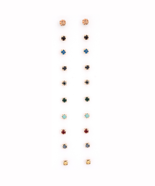 گوشواره زنانه برند پی لس Brand Payless کدBP100175 بسته 10 عددی