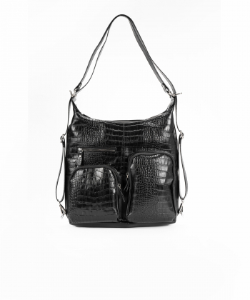 کیف دوشی زنانه چرم طبیعی شهر چرم Leather City مدل AS302186