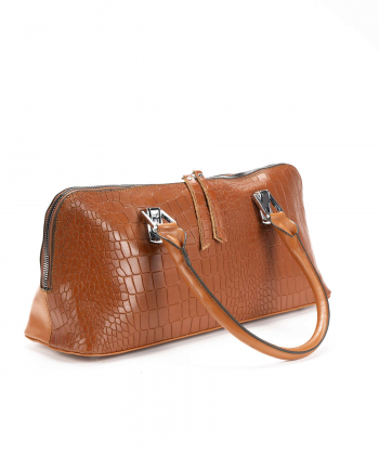 کیف دستی زنانه چرم طبیعی شهر چرم Leather City کد AS302487