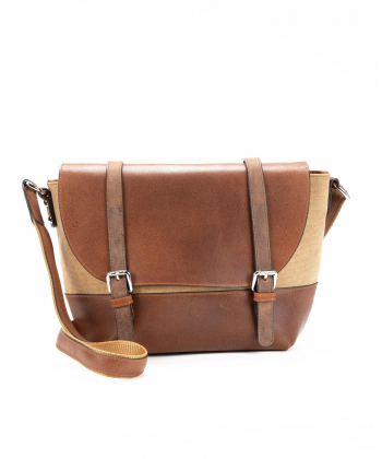 کیف دوشی زنانه چرم طبیعی شهر چرم Leather City مدل AS302579