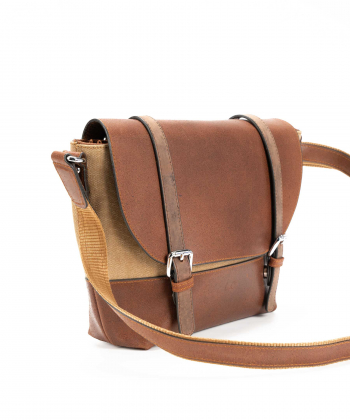 کیف دوشی زنانه چرم طبیعی شهر چرم Leather City مدل AS302579