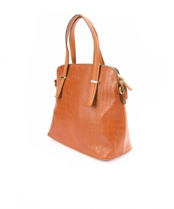 کیف دستی زنانه چرم طبیعی شهر چرم Leather City مدل AS302517