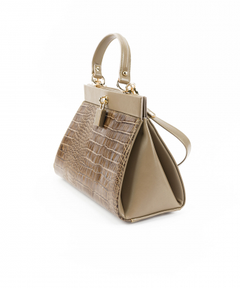 کیف دستی زنانه چرم طبیعی شهر چرم Leather City مدل AS302568