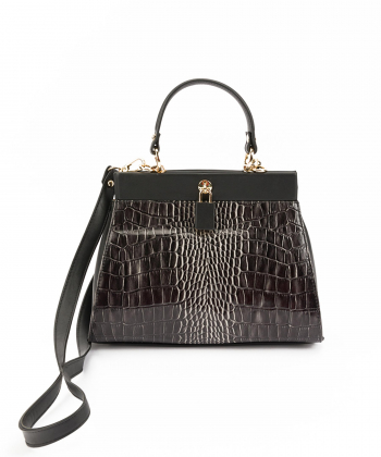 کیف دستی زنانه چرم طبیعی شهر چرم Leather City مدل AS302568