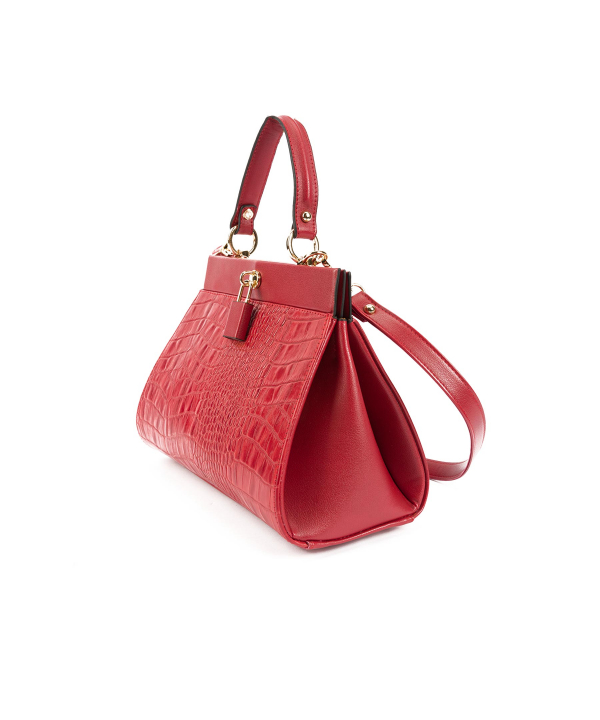 کیف دستی زنانه چرم طبیعی شهر چرم Leather City مدل AS302568