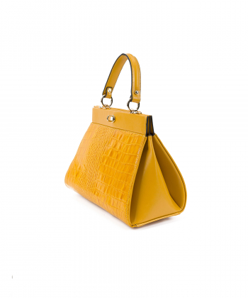 کیف دستی زنانه چرم طبیعی شهر چرم Leather City مدل AS302568