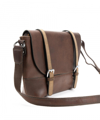 کیف دوشی زنانه چرم طبیعی شهر چرم Leather City مدل AS302580