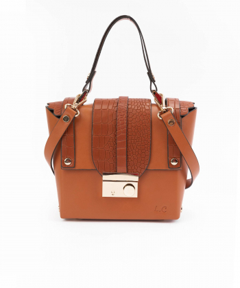 کیف دوشی زنانه چرم طبیعی شهر چرم Leather City مدل AS302299