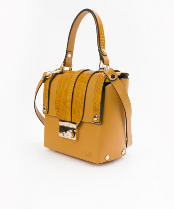 کیف دوشی زنانه چرم طبیعی شهر چرم Leather City مدل AS302299