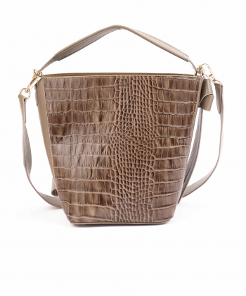 کیف دوشی زنانه چرم طبیعی شهر چرم Leather City مدل AS302437