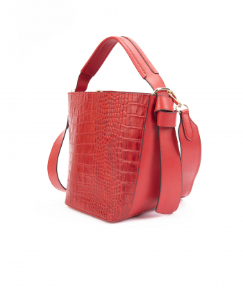 کیف دوشی زنانه چرم طبیعی شهر چرم Leather City مدل AS302437