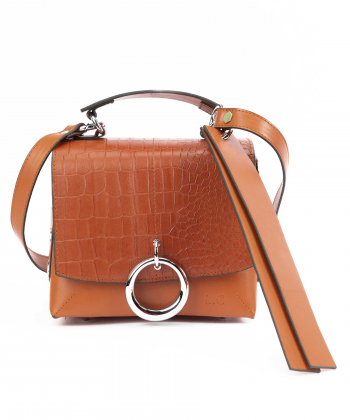 کیف دوشی زنانه چرم طبیعی شهر چرم Leather City مدل AS302462