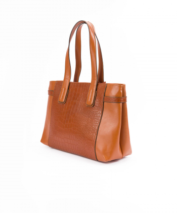 کیف زنانه چرم طبیعی شهر چرم Leather City مدل AS302469