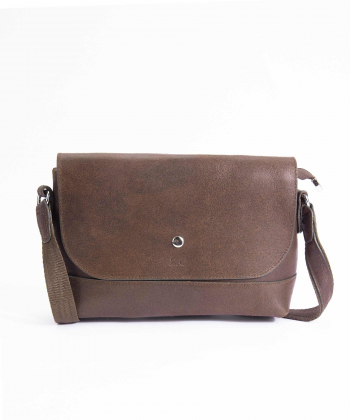 کیف دوشی زنانه چرم طبیعی شهر چرم Leather City مدل AS302582