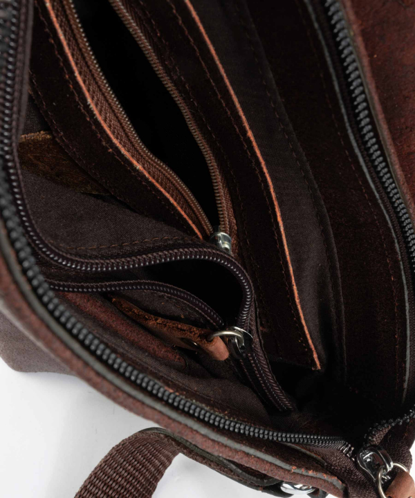 کیف دوشی چرم زنانه شهر چرم Leather City مدل AS302582