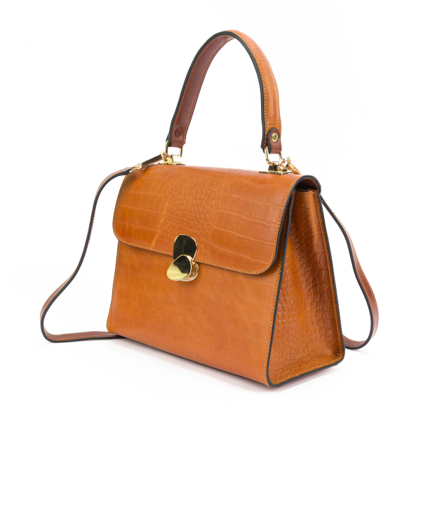 کیف دوشی زنانه چرم طبیعی شهر چرم Leather City مدل N200