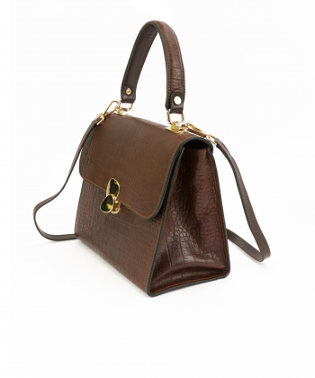 کیف دوشی زنانه چرم طبیعی شهر چرم Leather City مدل N200