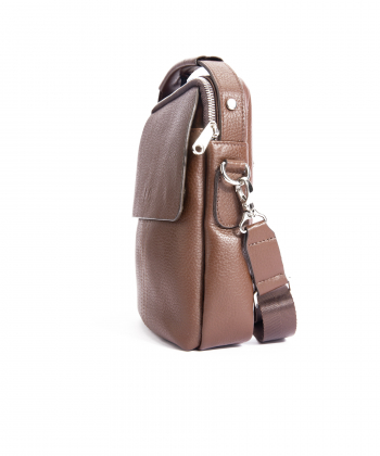 کیف دوشی زنانه چرم طبیعی شهر چرم Leather City مدل IR900