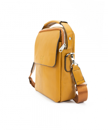 کیف دوشی زنانه چرم طبیعی شهر چرم Leather City مدل IR900