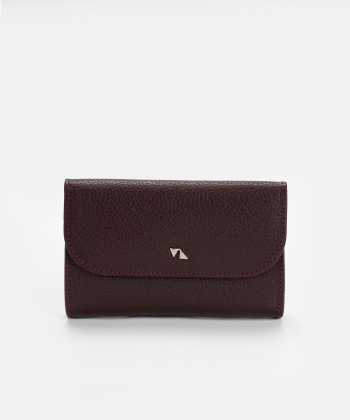 کیف پول زنانه چرم طبیعی چرم مشهد Mashad Leather کد D5038