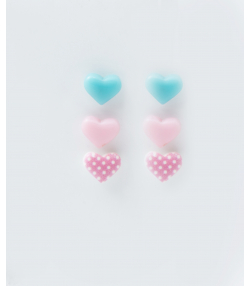 گوشواره دخترانه برند پی لس Brand Payless کد BP100595 بسته 3 عددی