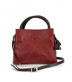 کیف دستی زنانه چرم طبیعی چرم مشهد Mashad Leather مدل S5127