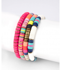 دستبند زنانه برند پی لس Brand Payless کد BP100274 بسته 4 عددی