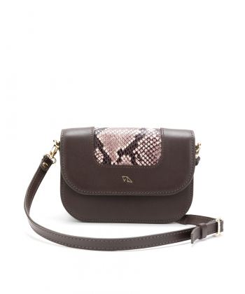 کیف دوشی زنانه چرم طبیعی چرم مشهد Mashad Leather کد S0834