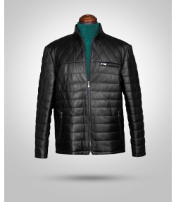 کت چرم طبیعی مردانه چرم کروکو Croco Leather مدل آنتونیو