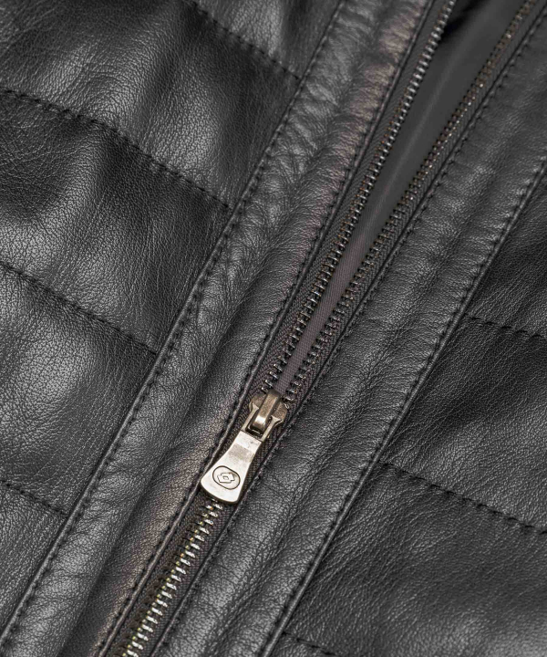 کت چرم مردانه چرم کروکو Croco Leather مدل مارادونا