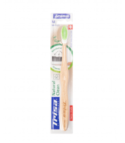 مسواک با برس متوسط تریزا Trisa مدل Natural Clean