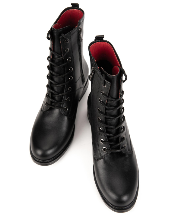 نیم بوت چرم زنانه چرم مشهد Mashad leather کد J2514