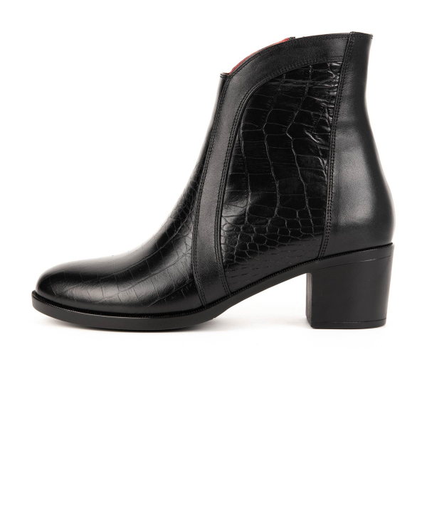 نیم بوت چرم زنانه چرم مشهد Mashad leather کد J2515