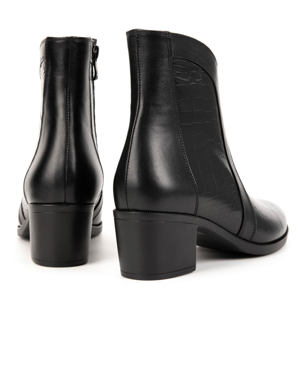 نیم بوت چرم زنانه چرم مشهد Mashad leather کد J2515