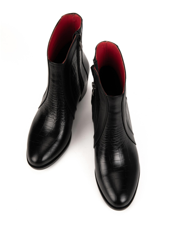 نیم بوت چرم زنانه چرم مشهد Mashad leather کد J2515