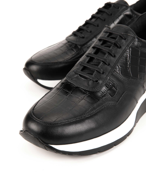 کتانی چرم مردانه چرم مشهد Mashad leather کد J6104