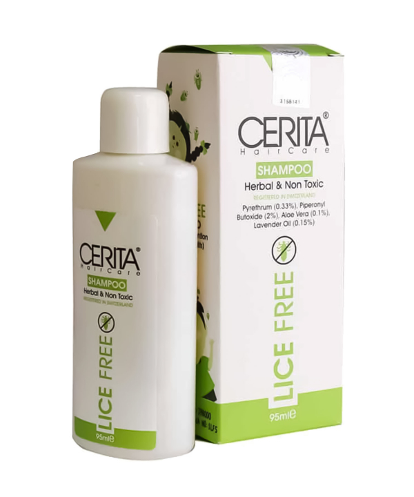شامپو ضد شپش مو سریتا Cerita مدل Lice Free حجم 95 میلی‌لیتر