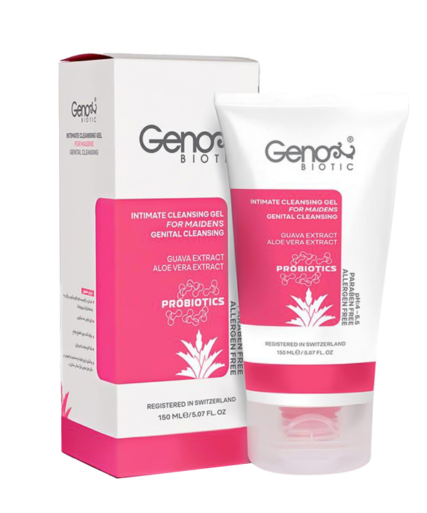 ژل بهداشتی دوشیزگان ژنوبایوتیک Geno Biotic حجم 150 میلی‌لیتر