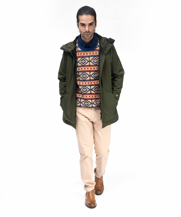 کاپشن کلاه دار مردانه جین وست Jeanswest کد 03122515