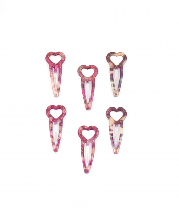 گیره مو دخترانه برند پی لس Brand Payless کد BP100857 بسته 6 عددی