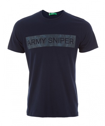 تی شرت یقه گرد چاپ army sniper