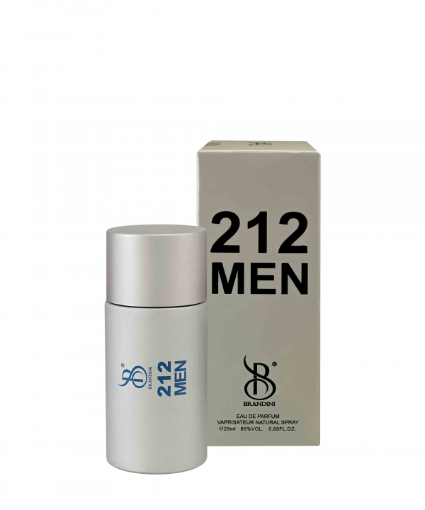عطر جیبی مردانه برندینی Brandini مدل 212 Men حجم 25 میلی‌لیتر
