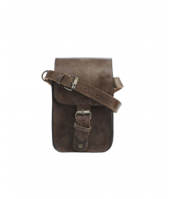 کیف دوشی زنانه چرم طبیعی چرم لانکا  Lanka Leather مدل CB-17